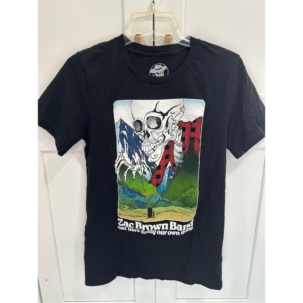 Zac Brown Band Tour 2022 Black T-Shirt women’s  S Graphic‎ Concert Tee AK103